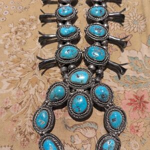 Vintage Native American Squash Blossom